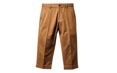 Pant in Earthy Brown Shades isolated on transparent Background