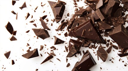 Exploding Chocolate Pieces