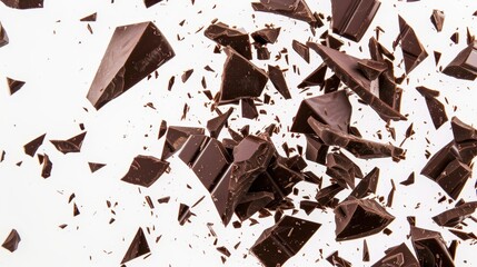 Exploding Chocolate Pieces