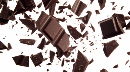 Exploding Chocolate Pieces
