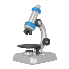 Optical Microscope 3D render icon