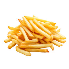 French Fries on transparent Background