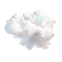 Cloud on transparent background