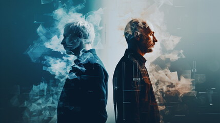 portrait of a couple in the city