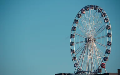 Deurstickers observation wheel, a giant wheel © Dead Tree World