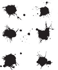 black ink splat