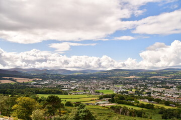 Fototapeta na wymiar View from Bray head, Bray, County Wicklow, Ireland