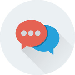 Chatting Vector Icon