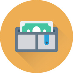 Wallet Vector Icon