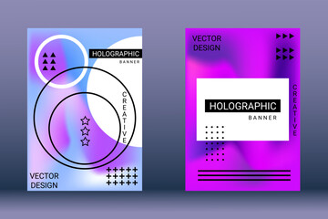 Artistic covers design. Creative fluid colors backgrounds.