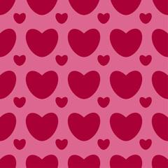 seamless pattern with hearts