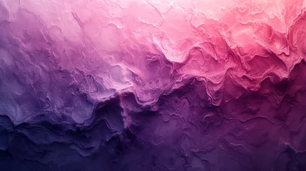 Foto op Canvas Soft gradients of sunrise pinks and dusk purples creating a tranquil and meditative abstract scene on a polished marble canvas.  © Dani Shah 