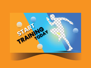 abstract business youtube thumbnail and creative design.