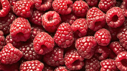  a pile of raspberries sitting next to each other on top of a pile of other raspberries on top of a pile of other raspberries.