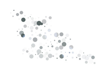 Silver glitter confetti, great design for any purpose. Party decor.