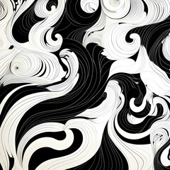arabesques, cosmique, lignes, vectoriel, graffiti, symbol, noir et blanc, encre de chine, textures, minimaliste