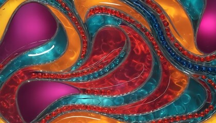 Abstract, modern, circular space, futuristic round background graphic technology futuristic circular backdrop in the background