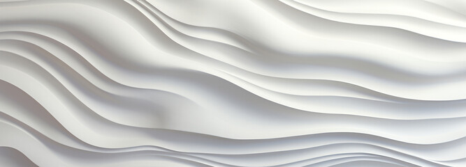 Pristine white wave patterns