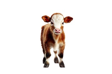 Baby cow on transparent background png