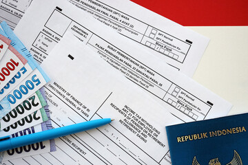 Indonesian tax forms 1721 a1 Income Tax withholding art 21 for employee or recipients of pension, retirement allowance, retirement savings and other tax papers