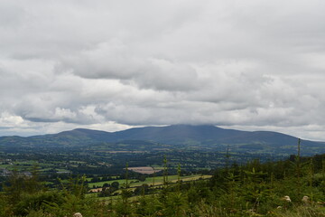 View from Brandon hill, County kilkenny, Ireland