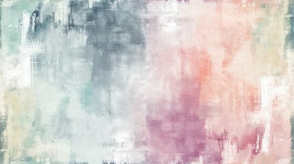  an abstract painting with pastel colors and a grungy pattern on the bottom half of the image and the bottom half of the image in the bottom half of the image.