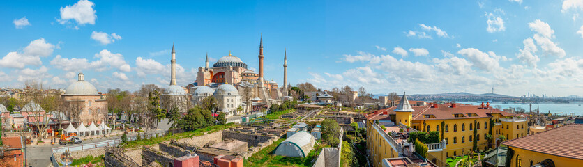 Hagia Sophia and Bosphorus