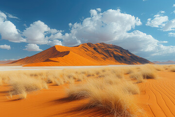 Fototapeta na wymiar the kalahari region in Southern Africa, Namibia.