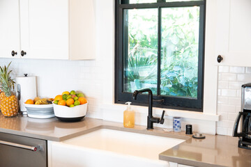 modern kitchen interior 