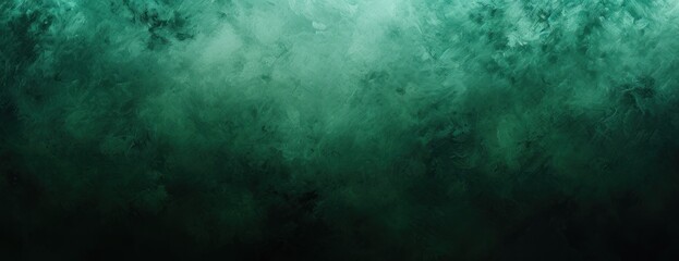 Obraz premium Painting of Green and Black Background