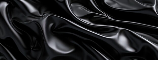 Wavy Surface in Black and White
