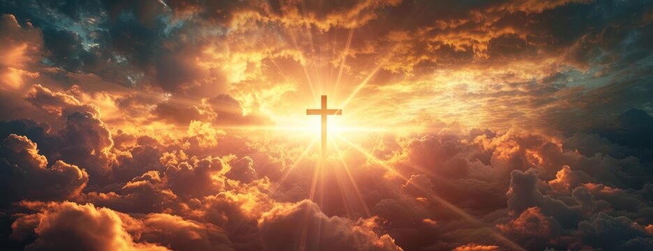 Cross in the Cloudy Sky faith salvation