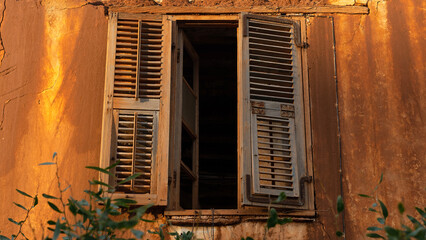 Fototapeta na wymiar old doors and windows texture