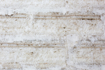 A texture of salt bricks wall