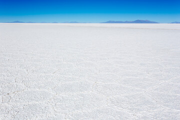 A view of salt flat at Uyuni