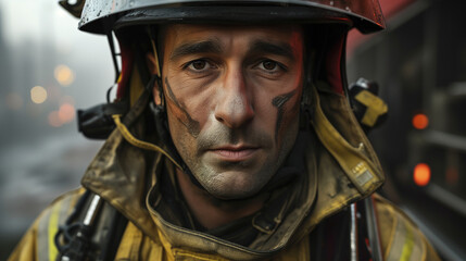 portrait of a firefighter