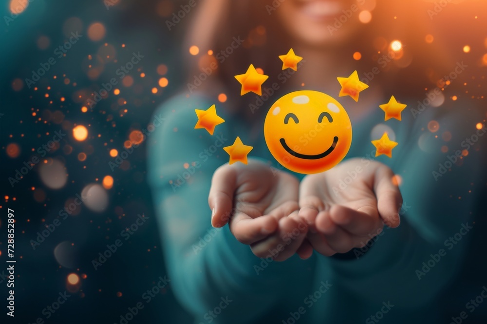 Poster transform your digital content with expressive art and joyful icons: design engaging and emotive use