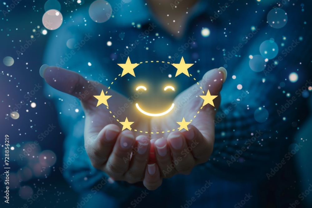 Poster revitalize your digital content with radiant emoticons and expressive art: design positive vibes int