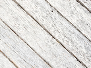 White wood planks texture boards background.