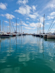 boats in the harbor