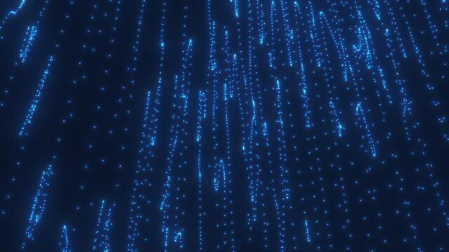 Background animation of 4k data transfer at breakneck speed.
