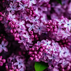 A Beautiful purple background from lilac flowers.