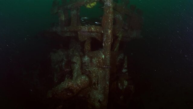 Wreck of the Niobe on the Atlantic Coast of France