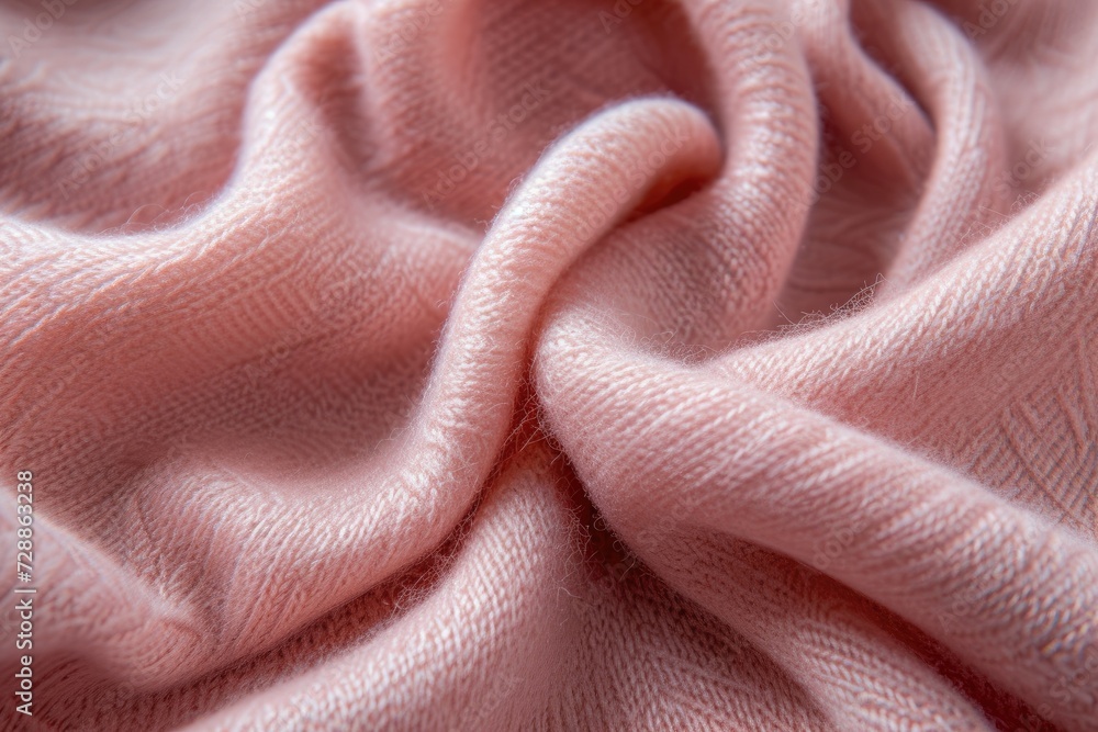 Poster close up view of drapery with a soft cashmere texture