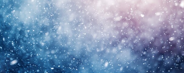Heavy snowfall, abstract background