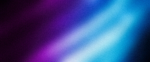 Obraz premium Ultrawide purple blue lilac azure abstract gradient grainy wavy premium background. Perfect for design, banner, wallpaper, template, art, creative projects, desktop. Exclusive quality, vintage style