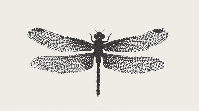  a black and white drawing of a dragonfly on a white background with the words dragonfly written across the front of the dragonfly and back of the dragonfly.