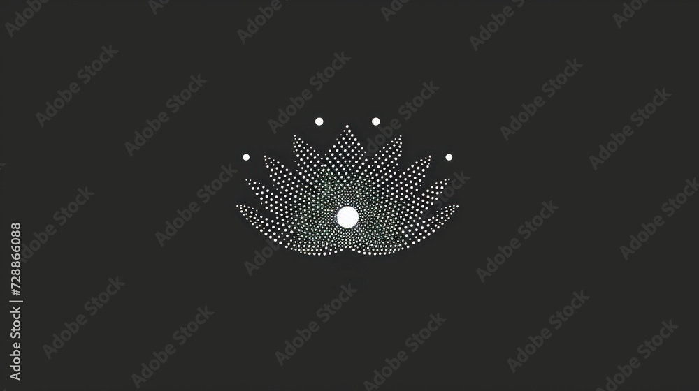 Poster a black and white photo of a flower on a black background with the word nis in the center of the ima