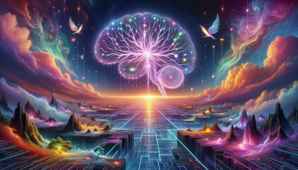 Digital Synaptic Odyssey: Neural Networks and PsycheScape