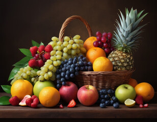 Vibrant Mixed Fruit Collection.